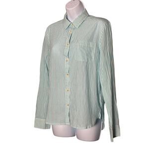American Eagle Outfitters Striped Button Down
Shirt Small NWT‎ 2012